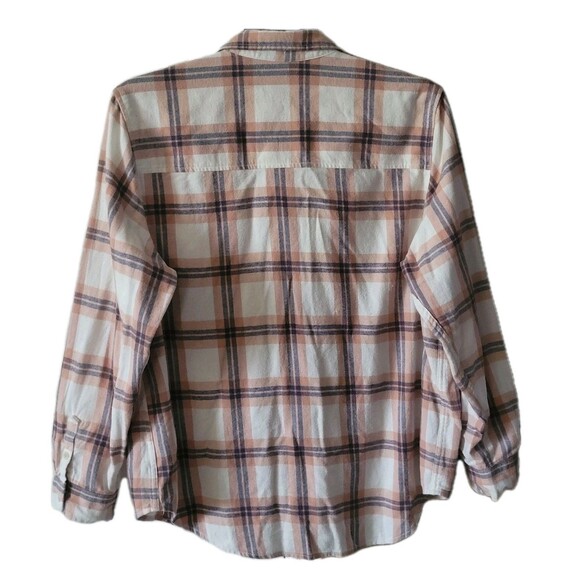Universal Threads Flannel Shirt Womens XL Plaid Oversized Boyfriend Button Up - Picture 2 of 12